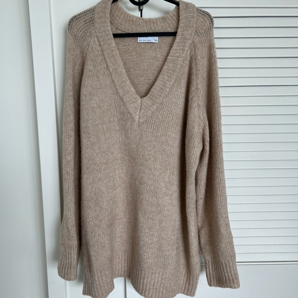 BERSHKA small beige top